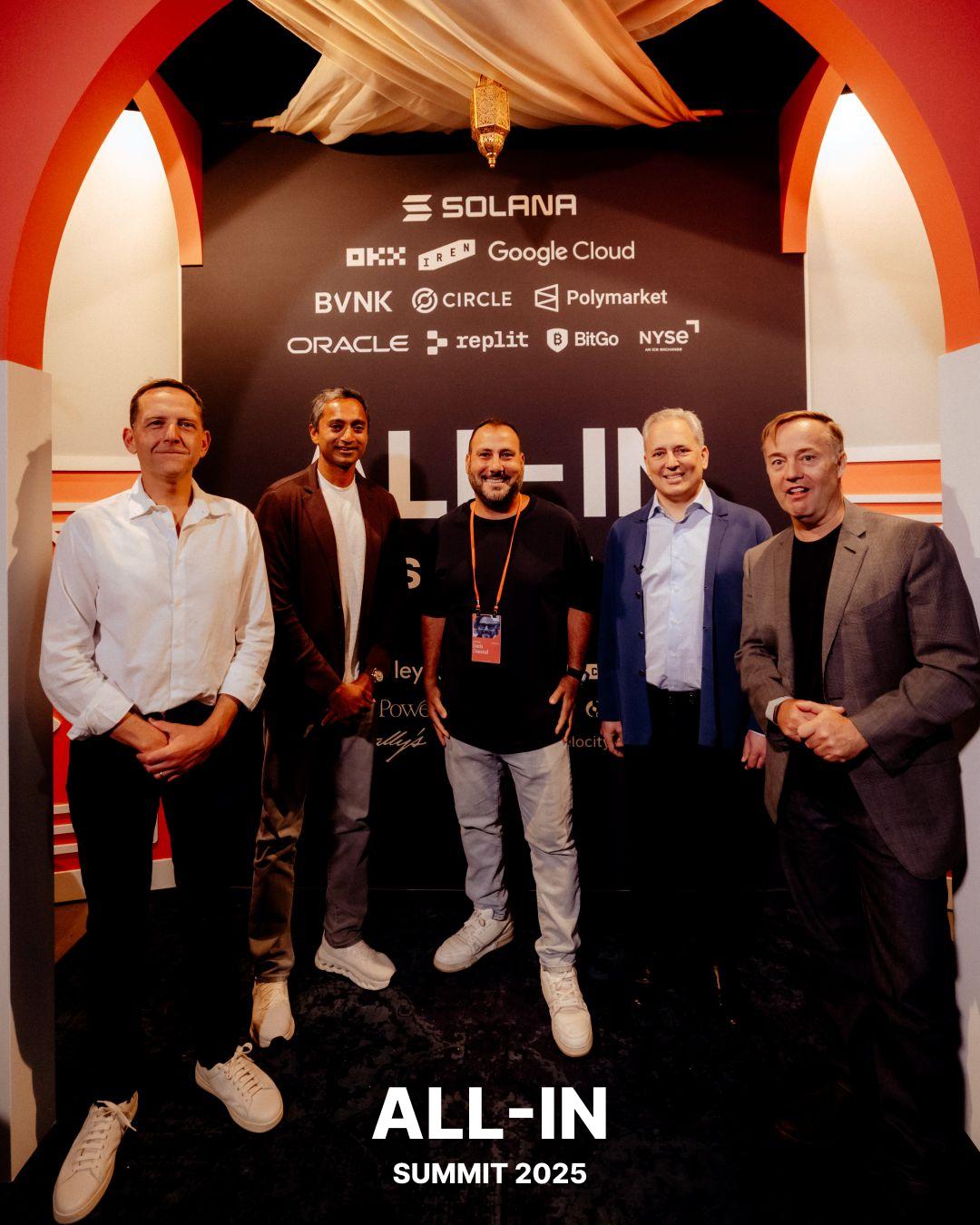 With the All-In podcast hosts · All-In Summit · 2025